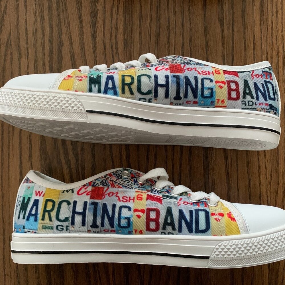 Marching Band low top sneakers NWOB